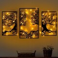 Decoratiune de perete, Tree Person 499, Dimensiuni: 71 x 116 cm, Negru