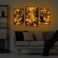 Decoratiune de perete, Tree Person 499, Dimensiuni: 71 x 116 cm, Negru