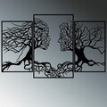 Decoratiune de perete, Tree Person 499, Dimensiuni: 71 x 116 cm, Negru