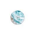 Ceas de perete decorativ din sticlă, Huhu340, Diametru: 40 cm (1 bucată), Multicolor