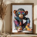 Tablou decorativ, AI162, Cadru: 100% MOLID, Multicolor