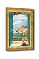 Tablou decorativ, Kanvas Tablo (50 x 70), Rama din lemn (grosime 3 cm), Multicolor