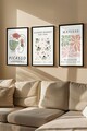 Set 3 tablouri decorative, Artvmodel3-Sıyah, MDF, Multicolor