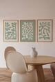 Set 3 tablouri decorative, Ersy3Ham18, MDF, Multicolor