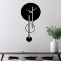 Ceas de perete, Full Empty, Dimensiuni: 62 x 32 cm, Negru
