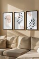 Set 3 tablouri decorative, Artvmodel22-Sıyah, MDF, Multicolor