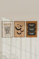 Set 3 tablouri decorative, Ersy3Ham19, MDF, Multicolor