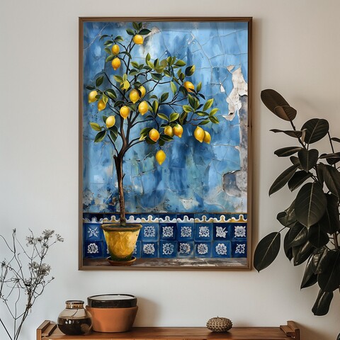 Tablou decorativ, HUM099, Cadru: 100% MOLID, Multicolor