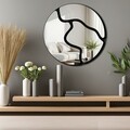 Oglinda decorativa, Ozgl507, Partea de jos: 100% EVA (Grosime: 10 mm, Argintiu