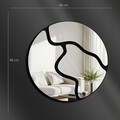 Oglinda decorativa, Ozgl507, Partea de jos: 100% EVA (Grosime: 10 mm, Argintiu