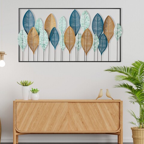 Decoratiune de perete, Bilge, Dimensiuni: 115 x 3 x 60 cm, Multicolor