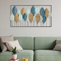 Decoratiune de perete, Bilge, Dimensiuni: 115 x 3 x 60 cm, Multicolor