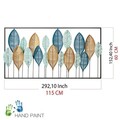 Decoratiune de perete, Bilge, Dimensiuni: 115 x 3 x 60 cm, Multicolor