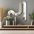 Oglinda decorativa, Ozgl509, Partea de jos: 100% EVA (Grosime: 10 mm, Argintiu