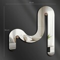 Oglinda decorativa, Ozgl509, Partea de jos: 100% EVA (Grosime: 10 mm, Argintiu