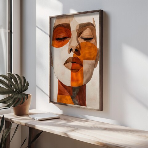 Tablou decorativ, HUM078, Cadru: 100% MOLID, Multicolor