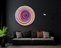 Tablou decorativ, SKR-9062, Dimensiune: 80 x 80, Multicolor