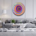 Tablou decorativ, SKR-9062, Dimensiune: 80 x 80, Multicolor