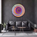 Tablou decorativ, SKR-9062, Dimensiune: 80 x 80, Multicolor