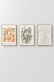 Set 3 tablouri decorative, Artcerceve2, MDF, Multicolor