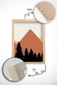 Set 3 tablouri decorative, Artvmodel28-Ahsap, MDF, Multicolor