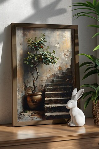 Tablou decorativ, AI141, Cadru: 100% MOLID, Multicolor