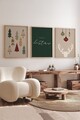 Set 3 tablouri decorative, Nwyearmdl7, MDF, Multicolor