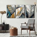 Set 3 tablouri decorative, 3P4570GSC-013, Lemn, Multicolor