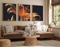 Set 3 tablouri decorative, Huhu221, Lemn masiv, Multicolor