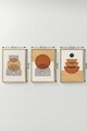 Set 3 tablouri decorative, 3Dartsohoset7, MDF, Multicolor