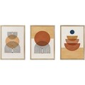 Set 3 tablouri decorative, 3Dartsohoset7, MDF, Multicolor