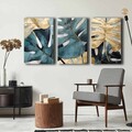 Set 3 tablouri decorative, 3P4570GSC-014, Lemn, Multicolor