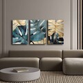 Set 3 tablouri decorative, 3P4570GSC-014, Lemn, Multicolor
