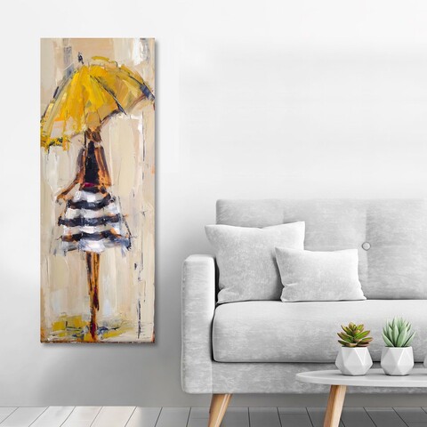 Tablou decorativ, KNV4435_3080 (30 x 80), Canvas imprimat, Multicolor