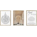 Set 3 tablouri decorative, Artsycllct5, MDF, Multicolor