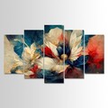 Set 5 tablouri decorative, 5MDF4598_60100 (100 x 60), 3 mm, Multicolor