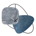 Ceas de perete, Brazil, Diametru: 58 cm, Albastru gri