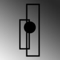 Decoratiune de perete, Astratto-1, (Grosime: 1,5 mm), Negru