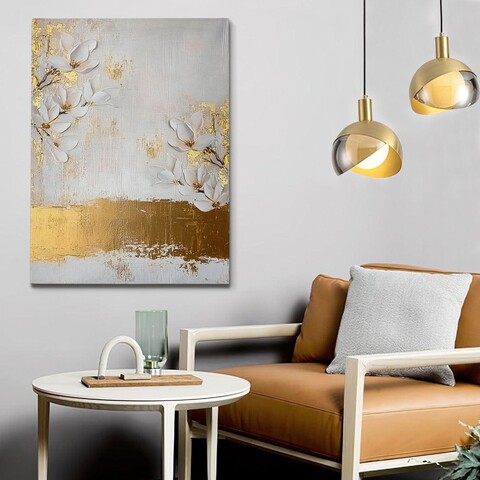 Tablou decorativ, KNV10102, Rama din lemn (grosime 3 cm), Multicolor