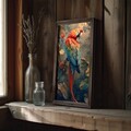 Tablou decorativ, AI061, Cadru: 100% MOLID, Multicolor
