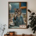 Tablou decorativ, HUM064, Cadru: 100% MOLID, Multicolor