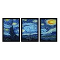 Set 3 tablouri decorative, 3SC190, Plastic, Multicolor
