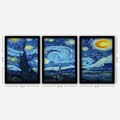Set 3 tablouri decorative, 3SC190, Plastic, Multicolor