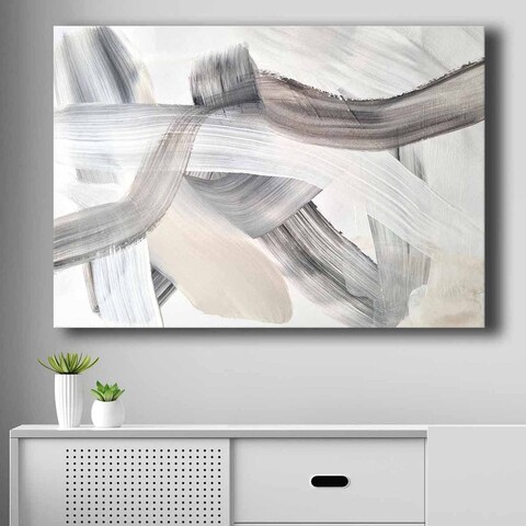 Tablou decorativ, 70100NISC-046, Lemn, Beige / White / Black