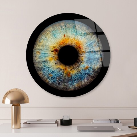 Tablou decorativ, UV-1138, Diametru: 60 cm, Multicolor