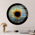 Tablou decorativ, UV-1138, Diametru: 60 cm, Multicolor