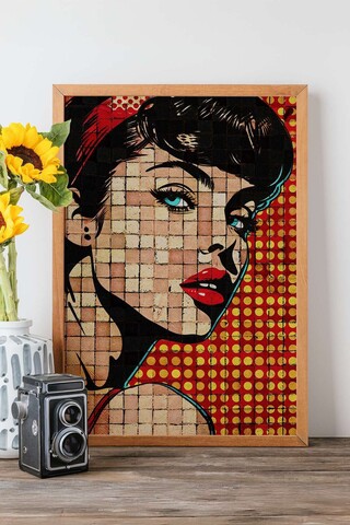 Tablou decorativ, Popmosaıc19, MDF, Multicolor
