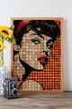 Tablou decorativ, Popmosaıc19, MDF, Multicolor