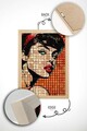 Tablou decorativ, Popmosaıc19, MDF, Multicolor