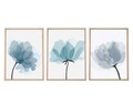 Set 3 tablouri decorative, Huhu206, Lemn masiv, Multicolor